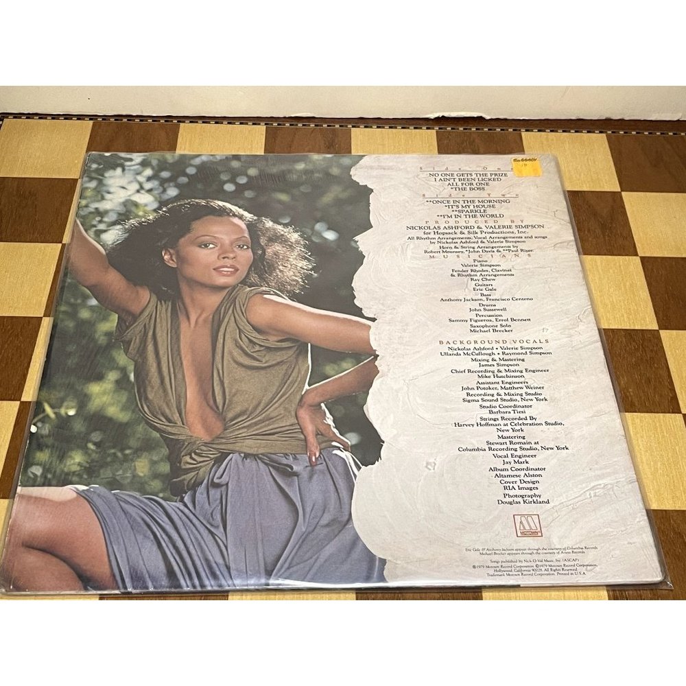 Diana Ross The Boss M8-923M1 R/B Soul Electronic Dance Very Good Condition Vinyl - Picture 2 of 4
